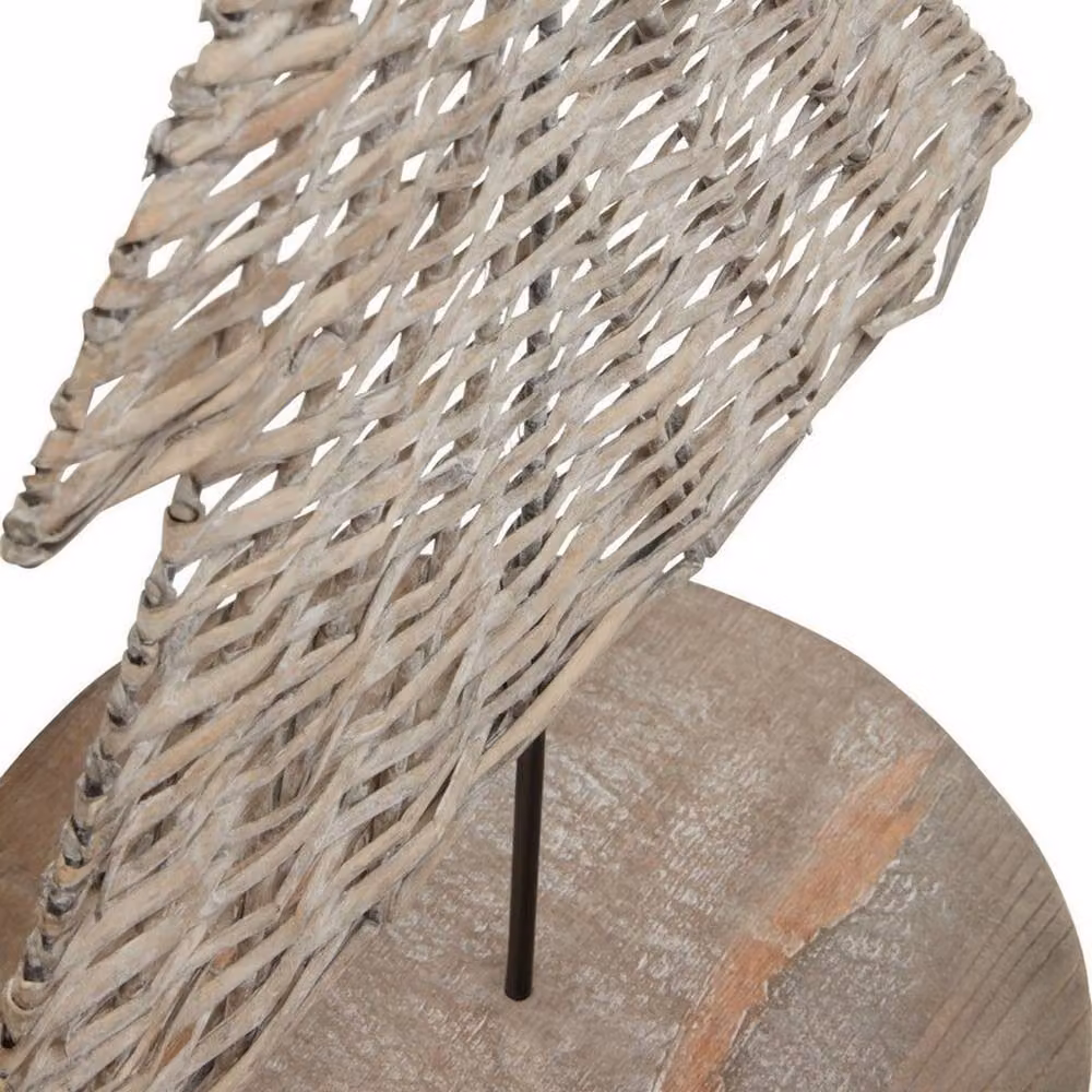 Lemon Pavilion The Noel Collection Wicker Tree Ornament, Brown, H 25 cm – 2