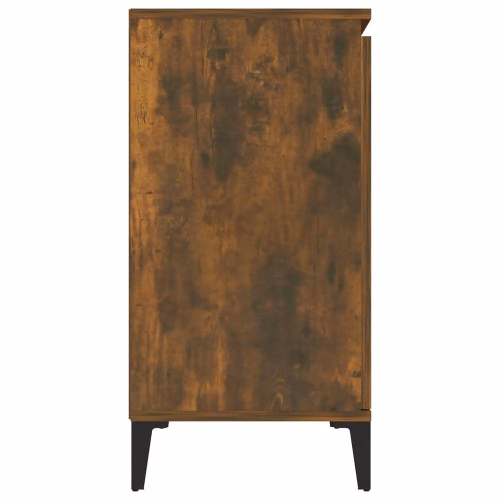 Berkfield Home Smoked Oak Sideboard in Brown, W/D/H: 104 x 35 x 70 cm – 4