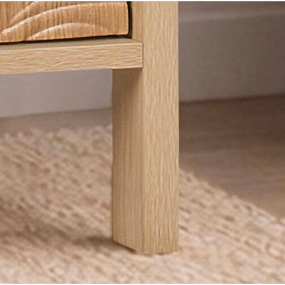 Birlea Lotus Pair of 3 Drawer Bedside Cabinets in Light Oak Brown – 2