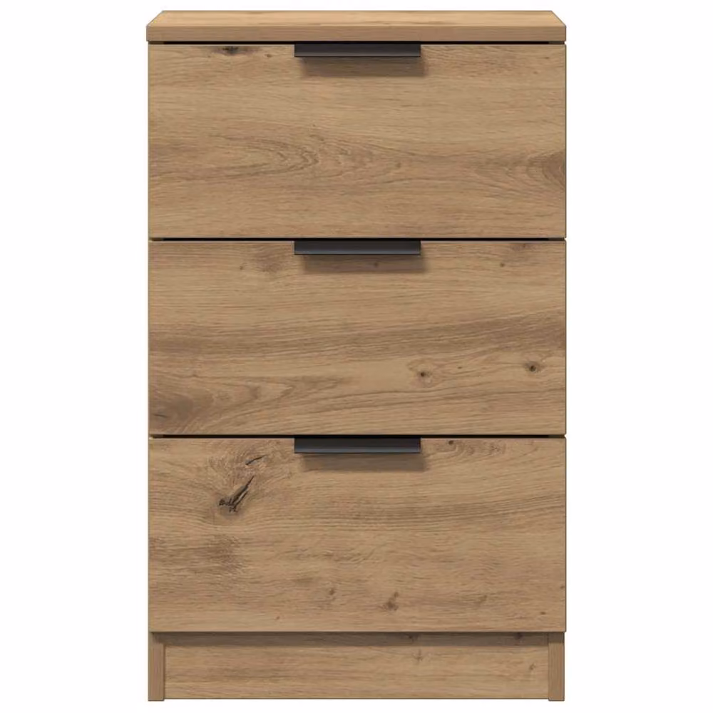 Berkfield Home Classic Bedside Cabinet in Artisan Oak Brown, W/D/H: 40 x 36 x 65 cm – 2