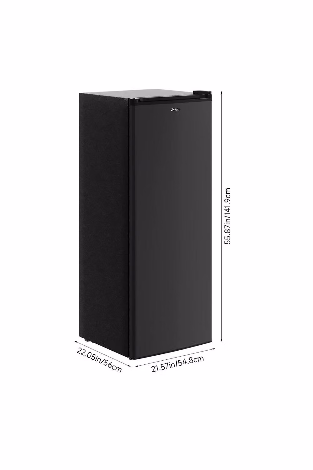 Living and Home 175L Upright Freestanding Freezer in Black – 5