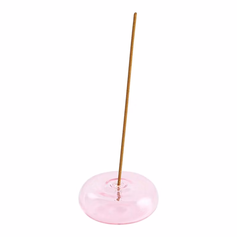Maison Balzac Pink Pebble Glass Incense Holder