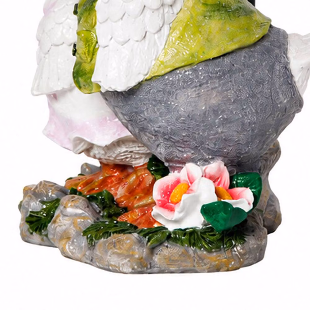 Emitto Green Solar Duck Garden Ornament with LED Light – 4