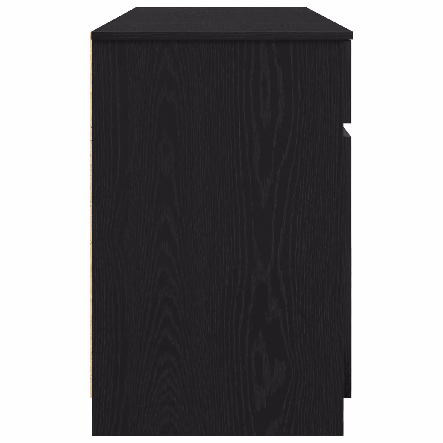 Berkfield Home Modern Writing Desk in Black Oak, W/D/H: 140 x 49 x 76 cm – 3