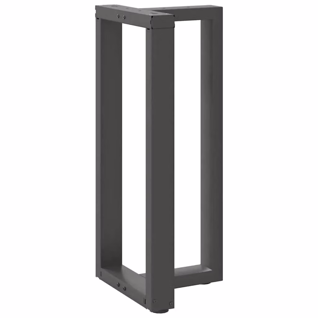 Berkfield T-Shaped Home Bar Table Legs, 2 Piece Steel Set in Anthracite and Black, W/D/H: 40 x 35 x 90-91 cm – 3