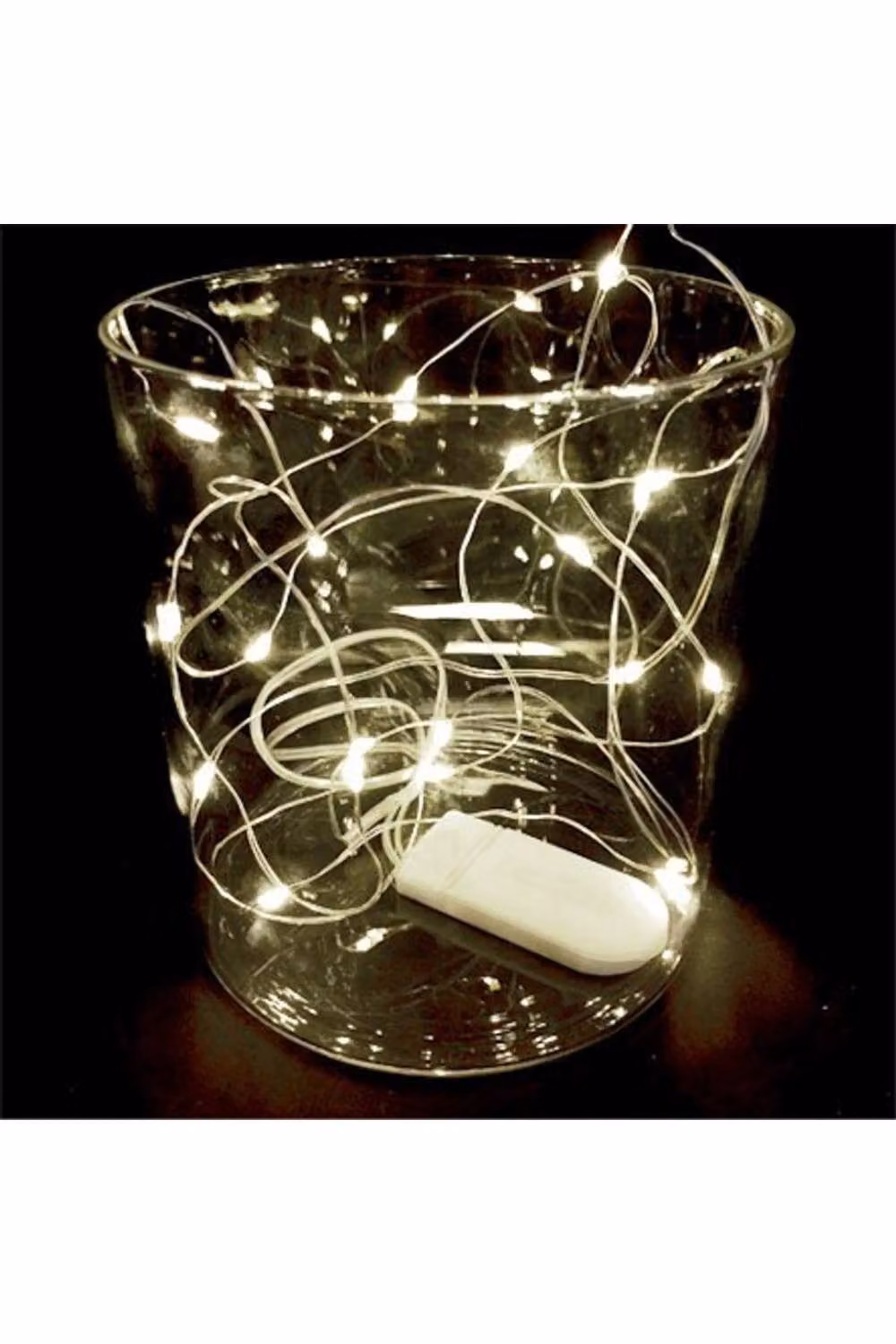 KDMD Blue White Elements Firefly LED String Lights, 4 Pack of 20 Bulbs, Cool White, Transparent – 2