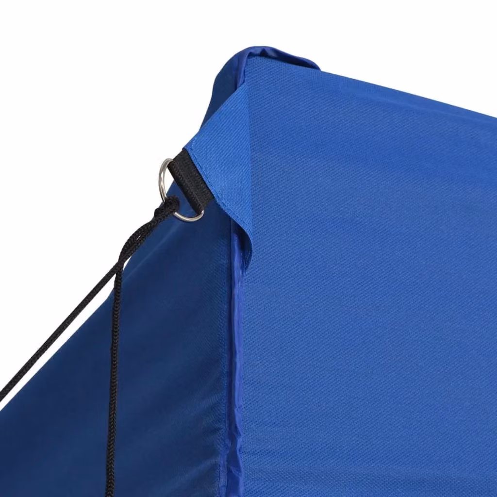 Berkfield Home Professional Folding Party Tent with 4 Sidewalls, Blue, W: 6 m, D: 3 m – 3