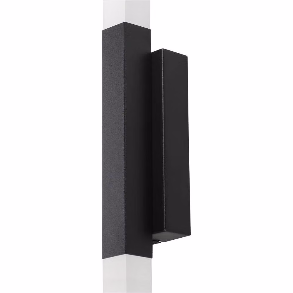 Loops 2 Pack Modern Black LED Mirror Wall Lights with Up and Down Lighting – 3