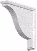 Orac Decor White Exterior Feature Corbel Cornice Moulding