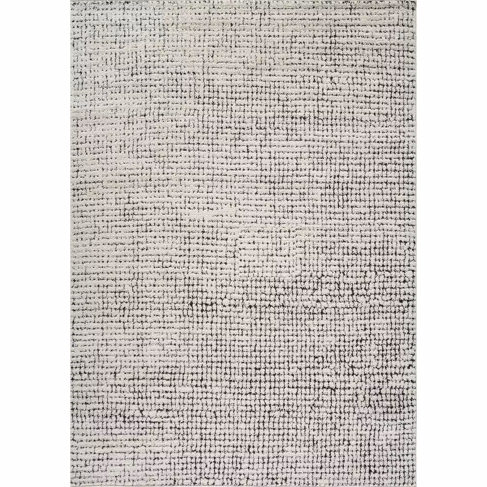 Livabliss Freud Modern High Pile Rug in Ivory, Black and Brown, W: 200 cm, D: 275 cm – 2