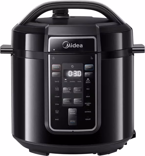 Livingandhome 9-in-1 Multi Pressure Cooker with Timer, 6L, Black