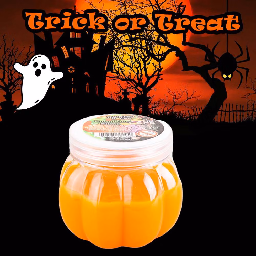 VFM e-Store Halloween Pumpkin Slime Pot Party Trick or Treat in Orange – 3
