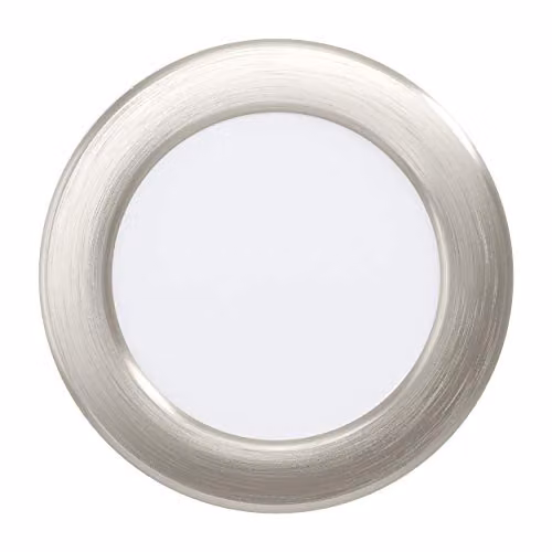Loops LED Wall and Ceiling Flush Downlight in Silver Metal