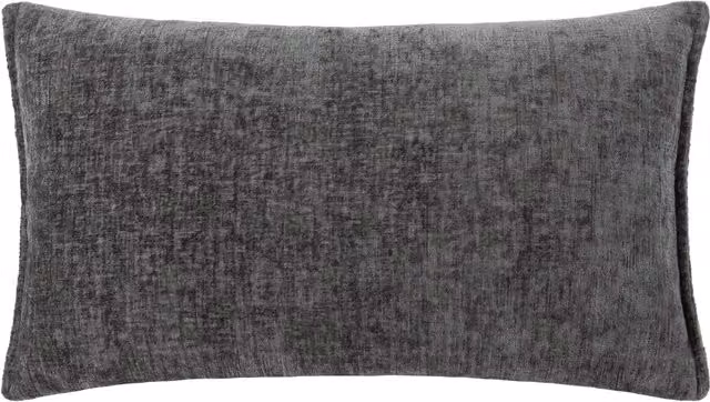 Evans Lichfield Buxton Grey Chenille Rectangular Cushion W/D/H: 50 x 30 x 0 cm – 1