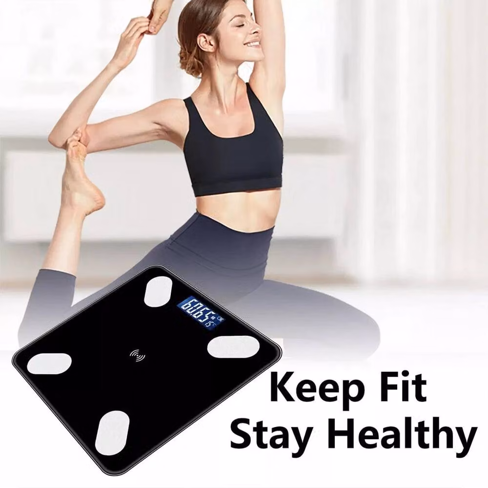 SPETLEK Smart Digital Body Fat Bathroom Scales in Black – 2