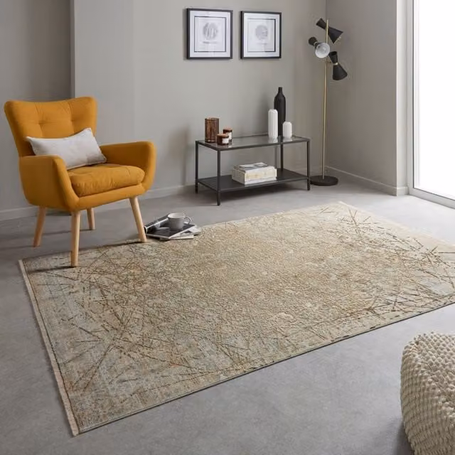The Rug Shop UK Brown Kilim Traditional Abstract Area Rug, W/D: 120 x 180 cm