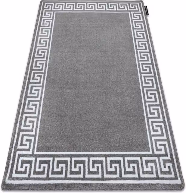 RugsX Hampton Geometric Grey Rectangular Rug W: 160 cm, D: 220 cm