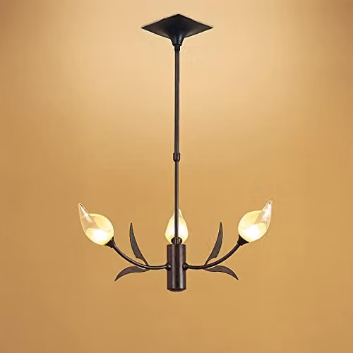 Netlighting Inspired Mantra Holland Telescopic 3 Light G9 Pendant in Brown and Black Oxide – 2