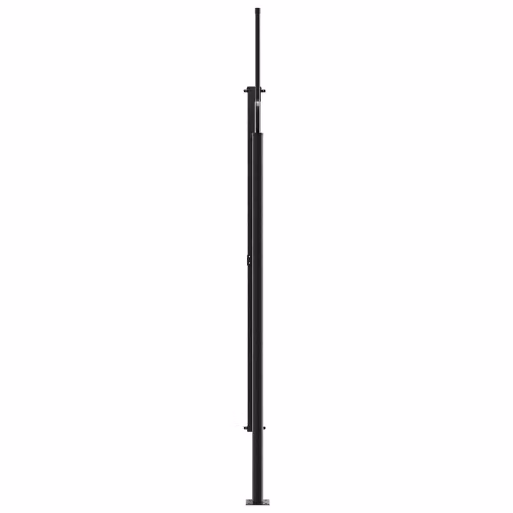 Berkfield Home Black Retractable Side Awning, W/H: 200 x 300 cm – 4