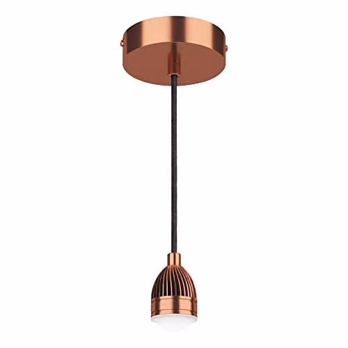 Dar Lighting Modular Suspension Copper LED Dome Pendant Light