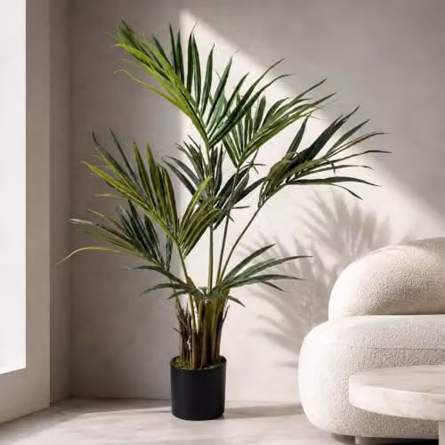 Leaf 130cm Kentia Palm Tree in Green – 2