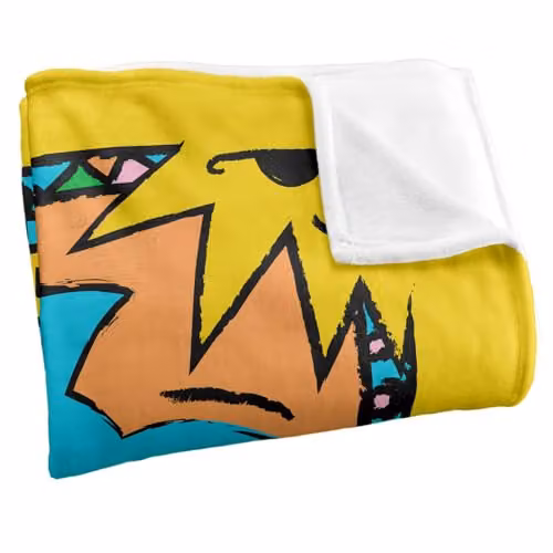 LOGOVISION Shark Week Television Series Soft Fleece Blanket, Multicolour, W: 152 cm, D: 127 cm – 2