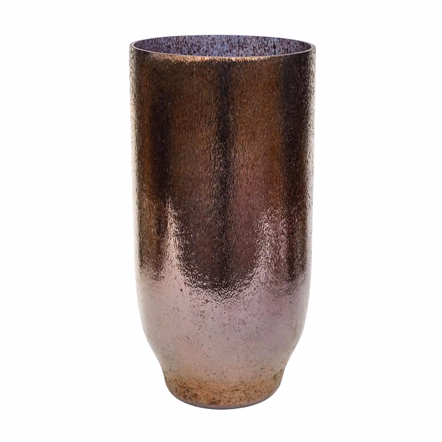 Ivyline Opulent Metallic Bronze Tall Vase in Gold and Bronze, H32.5 x W16 x D16 cm – 2