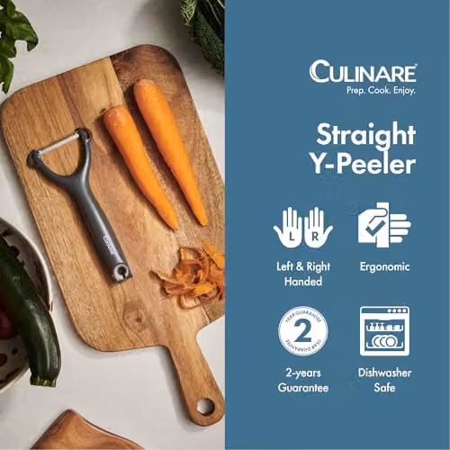 Culinare Grey Y-Shaped Safety Peeler – 2
