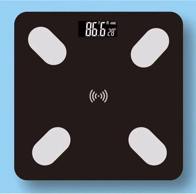 FLAVORA LED Digital Body Weight Scale, Black – 1