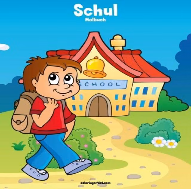Nick Snels Schulmalbuch 1 Multicolour Paperback School Book