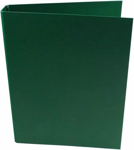 Indigo A4 2 Ring Binder File Folder, Dark Green, Pack of 10
