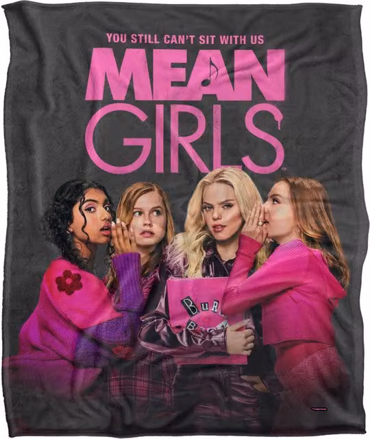 LOGOVISION Mean Girls (2024) Musical Poster Super Soft Fleece Throw Blanket, Multicolour, W/D/H: 152 x 127 x 1 cm – 5