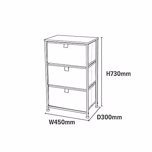 Liberty House Toys Jungle 3 Drawer Storage Chest in Green and White – 2