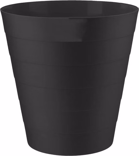 MantraRaj Black Plastic Waste Paper Basket Dustbin
