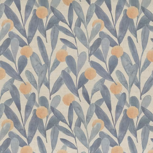 Voyage Maison Katsura Fabric in Cobalt Blue