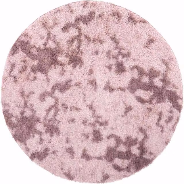 Berkfield Home NAVARRA Shaggy High Pile Rug, Dusty Pink, W/D: 200 x 200 cm – 1