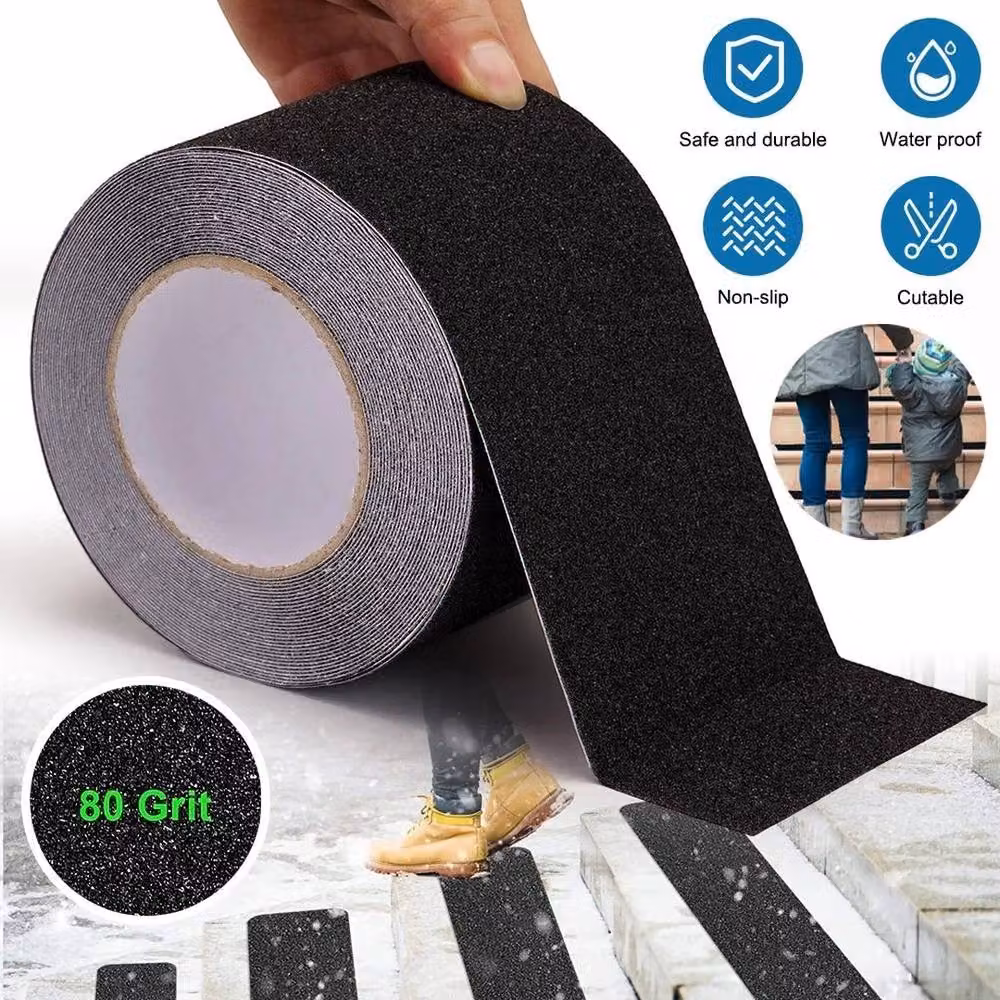 NESTLUNE Non-slip Safety Tape, Black, W: 52 cm, L: 1000 cm – 2