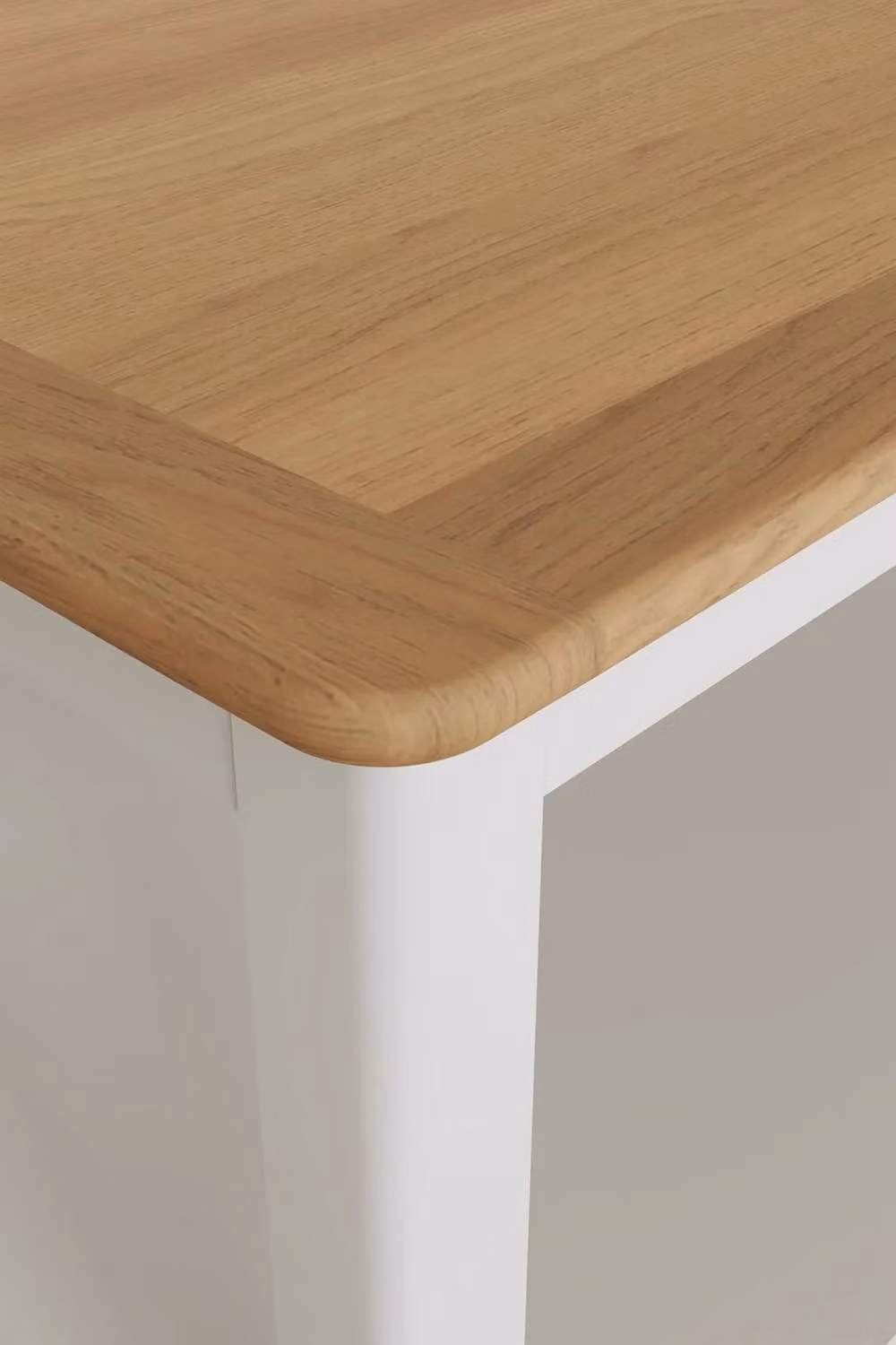 FWStyle Large Painted Oak Storage Coffee Table in Cream and Beige – 2
