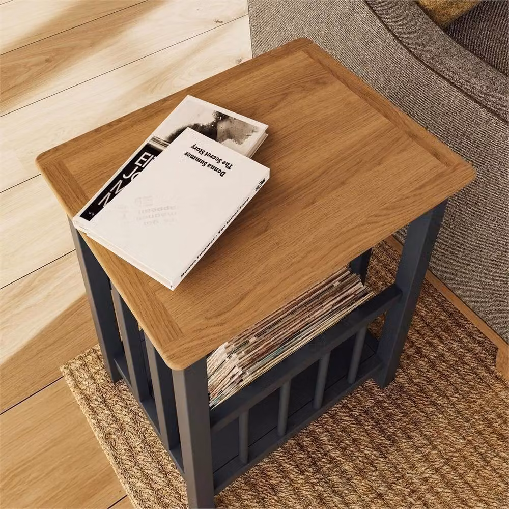 Nordara Grey Oak Living Room Side Table with Storage – 3
