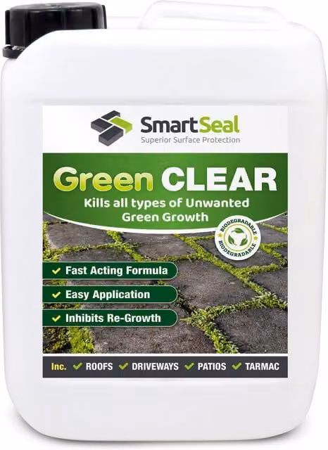 Smartseal Green Clear Green Growth and Algae Remover in Green and White