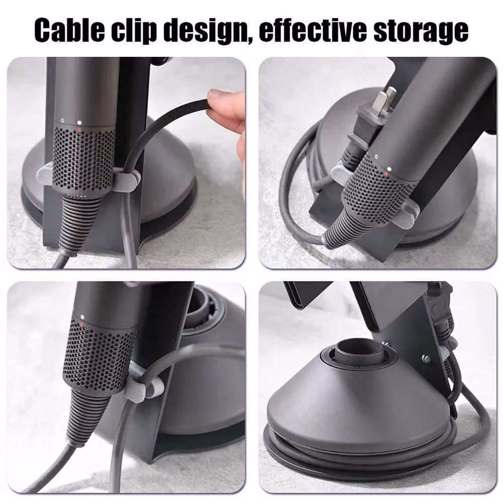 Nordara Magnetic Anti-Drop Holder Stand for Dyson Supersonic Hair Dryer in Black – 3