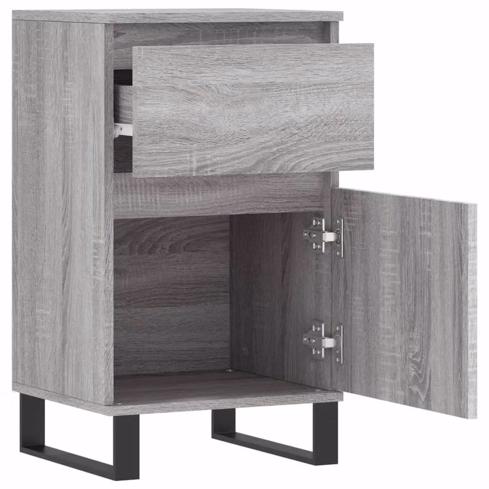 Berkfield Home Grey Sonoma Sideboard in Engineered Wood W/D/H: 40 x 35 x 70 cm – 2