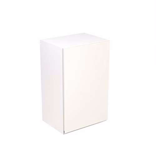 Kitchen Kit White Matt Bridging Wall Cabinet with J-Pull Soft Close Doors, W: 45.0 cm, H: 72.0 cm, D: 33.0 cm