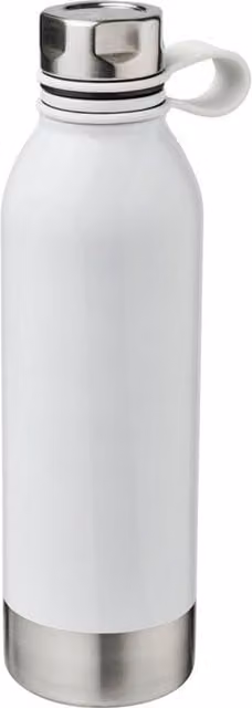 Bullet Perth Sport Stainless Steel Water Bottle in White, 740 ml