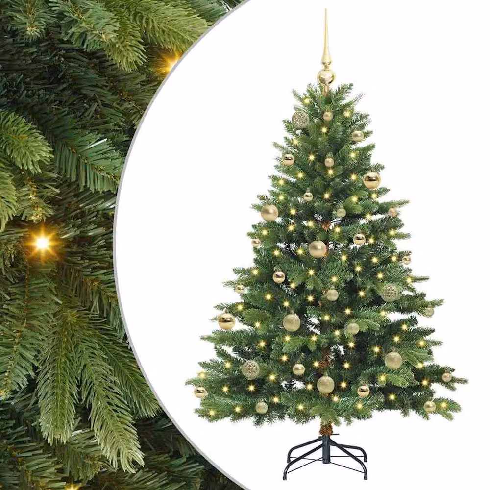 Berkfield Home Artificial Green Christmas Tree with 150 LEDs, Height: 150 cm – 2