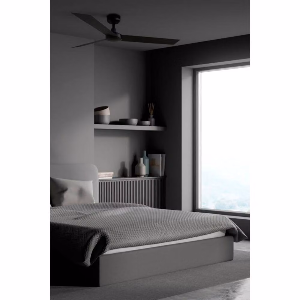 FARO Barcelona Cruiser L Black DC Ceiling Fan with Remote Control – 5
