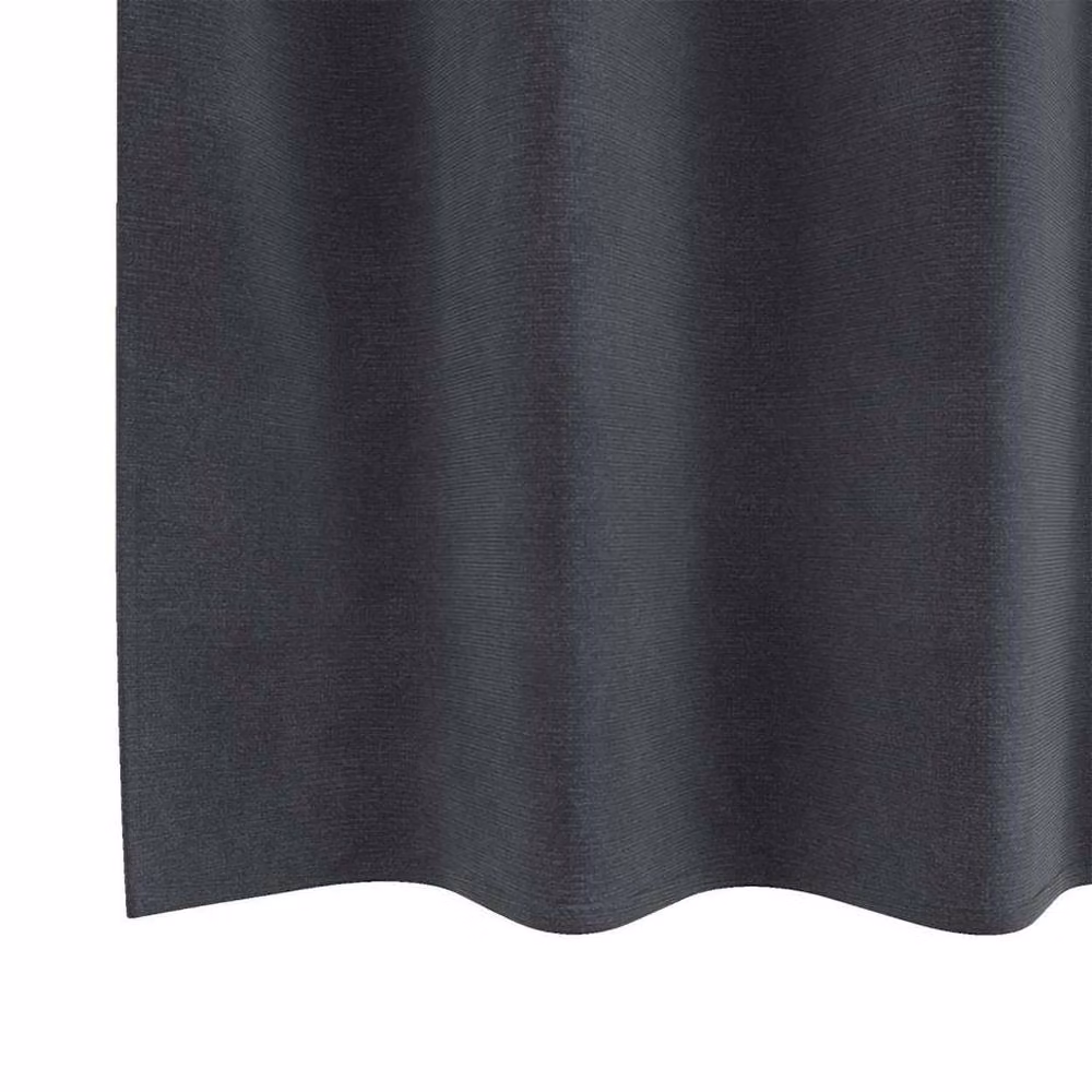 Berkfield Home Blackout Velvet Eyelet Curtains, 2 Pack, Dark Grey – 5