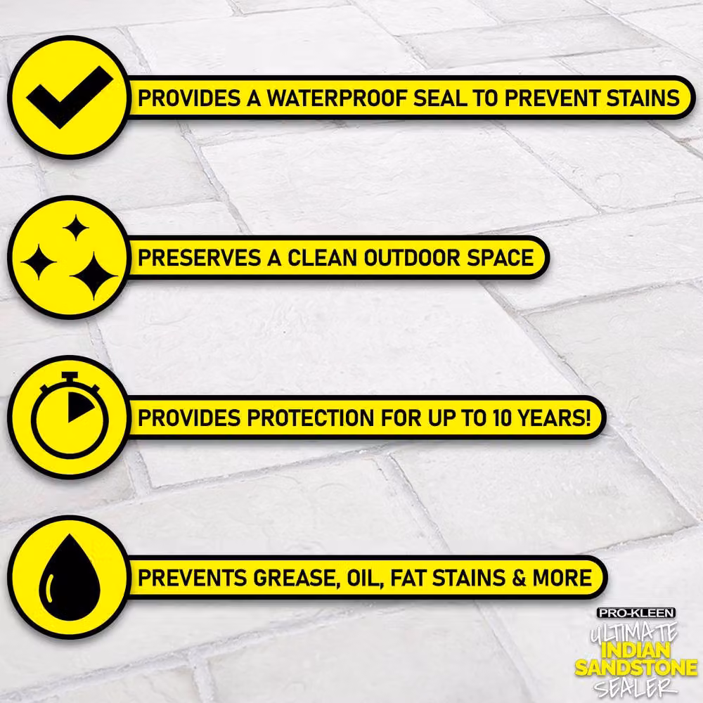 ProKleen Ultimate Indian Sandstone Sealer in Clear, 5 l – 2