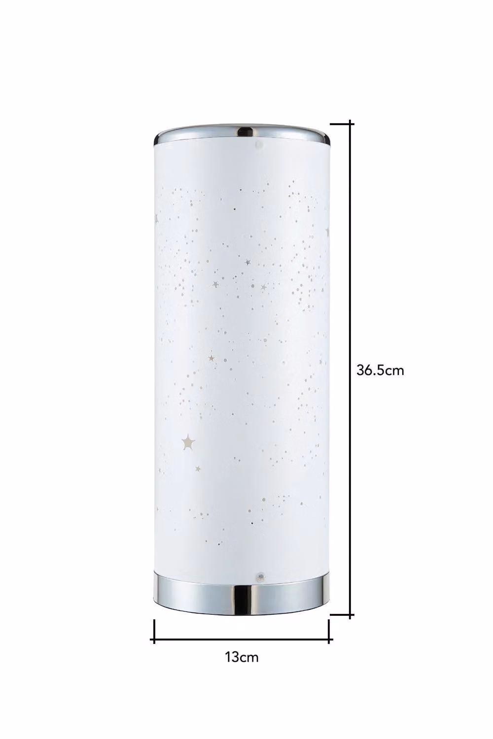 BHS Lighting Glow Starburst White Ceramic LED Table Lamp with Remote Control – 3