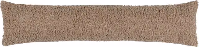 Cabu Chunky Boucle Draught Excluder in Taupe, Beige and Brown